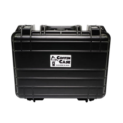 Large black Coffin Cases for hand pipe and glass protection