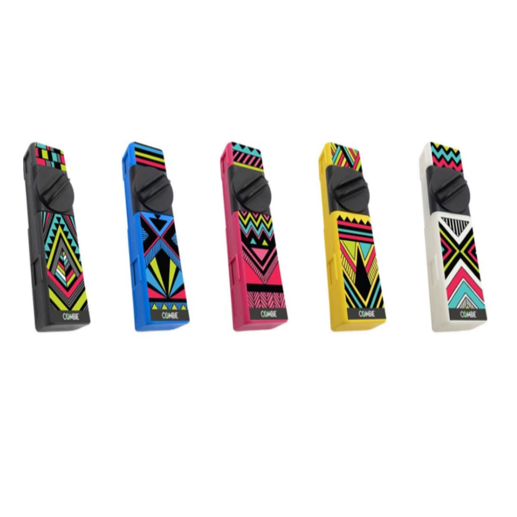 All-in-one dry herb grinder kit with colorful vape pens