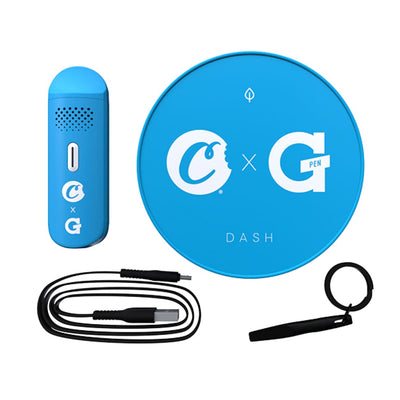 Blue Cookies x G Pen Dash Vaporizer with accessories - fully customized design