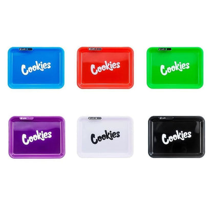 Acrylic single rolling tray in 6 colors with quick charge USB-C port
