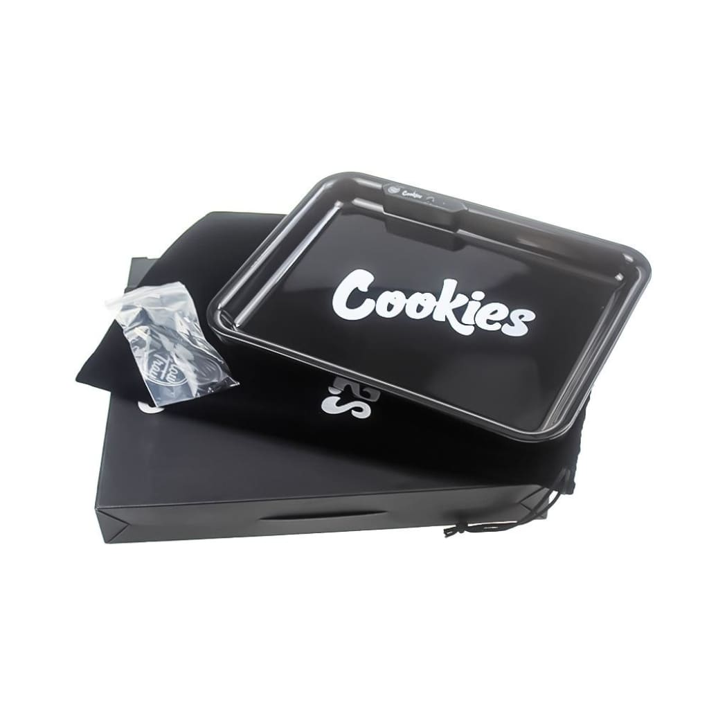 Black acrylic single rolling tray with colors quick charge USB-C port