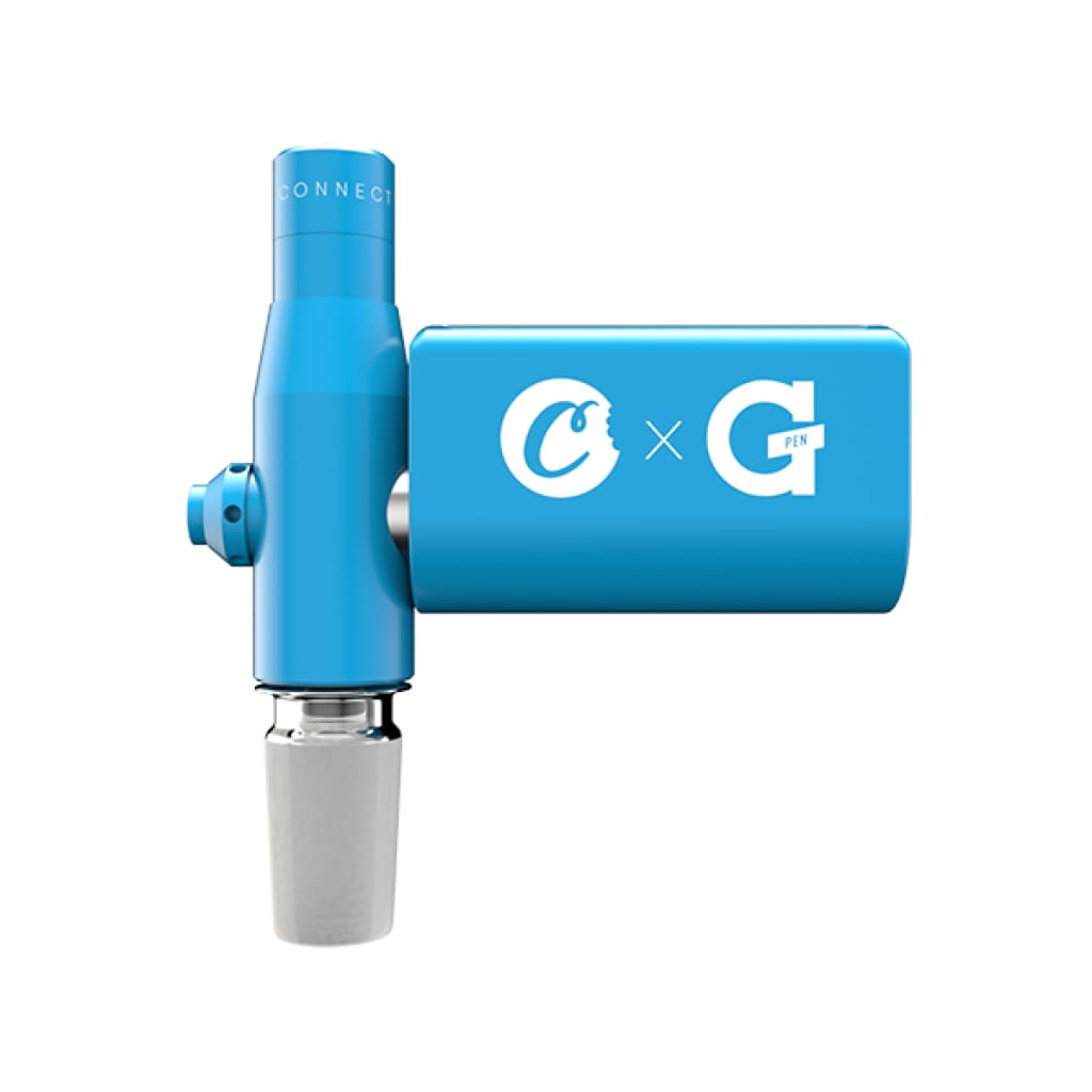 Blue g Pen Connect Kit with battery, tank, and accessories for pen connect male users