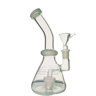 Cutting-edge water pipe with fixed downstem leads and multiple chambers for smooth hits