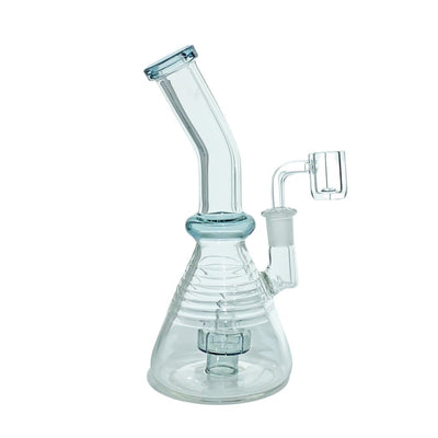 Cutting-edge water pipe with multiple chambers and fixed downstem for smooth hits
