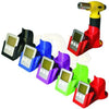 Versatile Dab Station Timers: Colorful digital timers with stands and a yellow handheld device