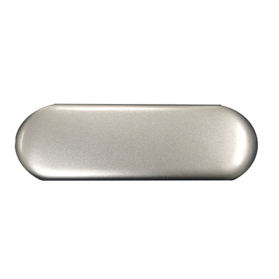 Elongated brushed silver dab tool from the Dab Tool Travel Kit for easy organization