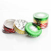 Diamond Cut Rasta Grinder with sharp precision teeth and decorative patterns