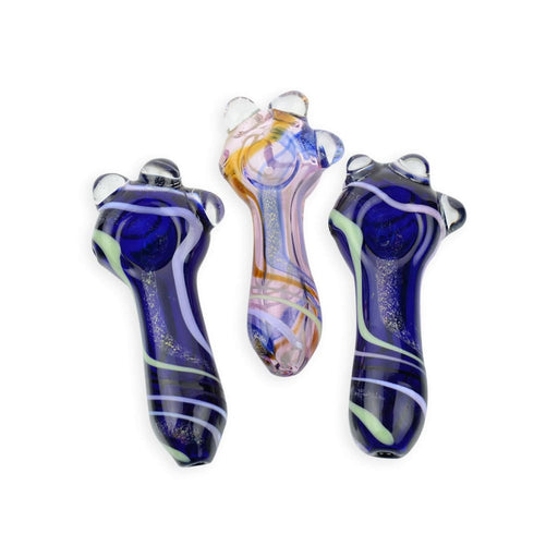 Dichro Slime Color Lines Hand Pipe Spoon On sale