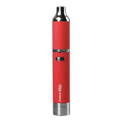 Yocan Evolve Plus Wax Pen With Dual Quartz Wax Atomizer - Red And Silver Vape Device