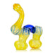 Fumed Glass Double Chamber Bubbler On sale