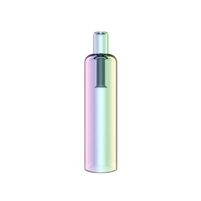 H2og Glass Tank Replacement bottle with iridescent rainbow-colored surface