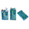 Handmade acrylic Color Splash Dugout with a blue and yellow bubble design