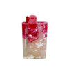 Red and white marbled resin container from Handcrafted Acrylic Dugouts and Chillums Collection