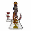 Heady Glass Horned Beaker Bong On sale