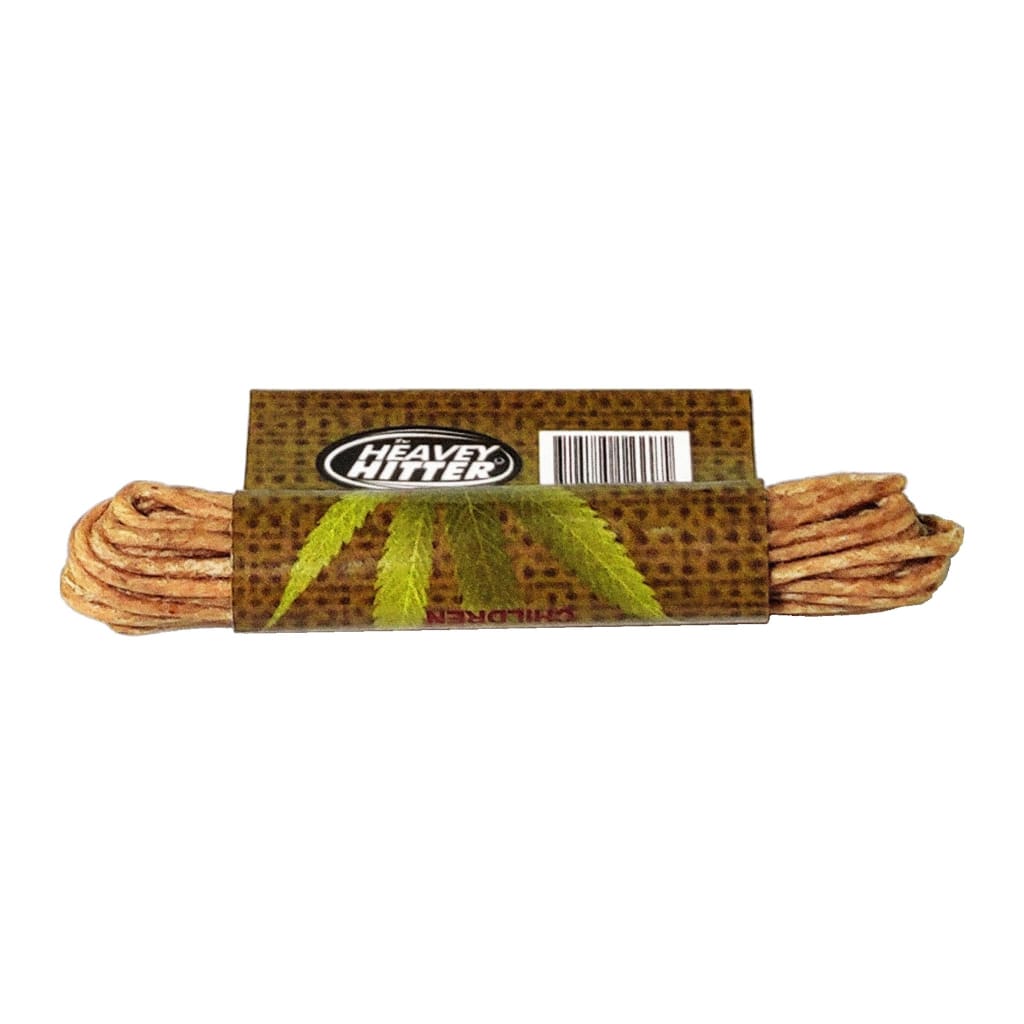 Smoke Clean Hemp Wick 8ft with Heavy Hitter logo and cannabis leaf on cardboard sleeve