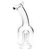 High Five Duo Bent Neck Glass Mouthpiece with percolator for smooth hits