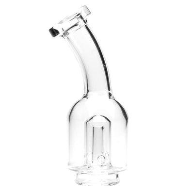 High Five Duo Bent Neck Glass Mouthpiece with percolator for smooth hits