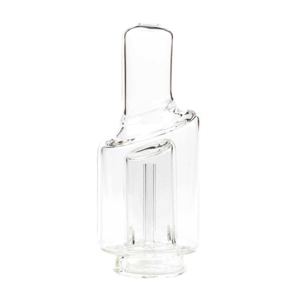 Clear glass percolator attachment for High Five Duo glass mouthpiece replacement