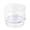 Clear glass tumbler by High Five Duo - Quartz Bowl fits inserts 15mm & 8mm