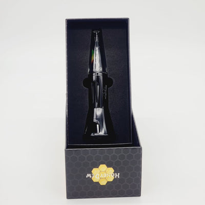 Glass Vaporizer With Ceramic Tip In Display Box; Efficient Wax Vaporizes And Filtration Process