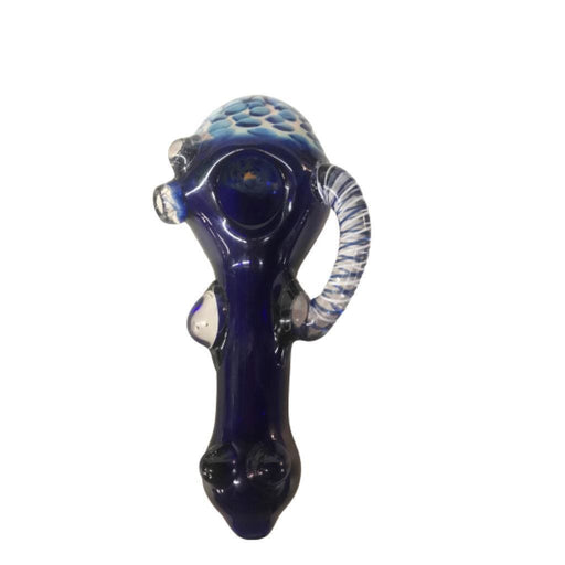 Horn Blue Hand Pipe On sale