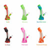 Colorful Waxmaid Horn Silicone Glass Water Pipes in various designs and color combinations