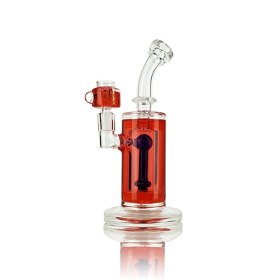 Cool Hitter water pipe with icy gel and heat-resistant glass bong