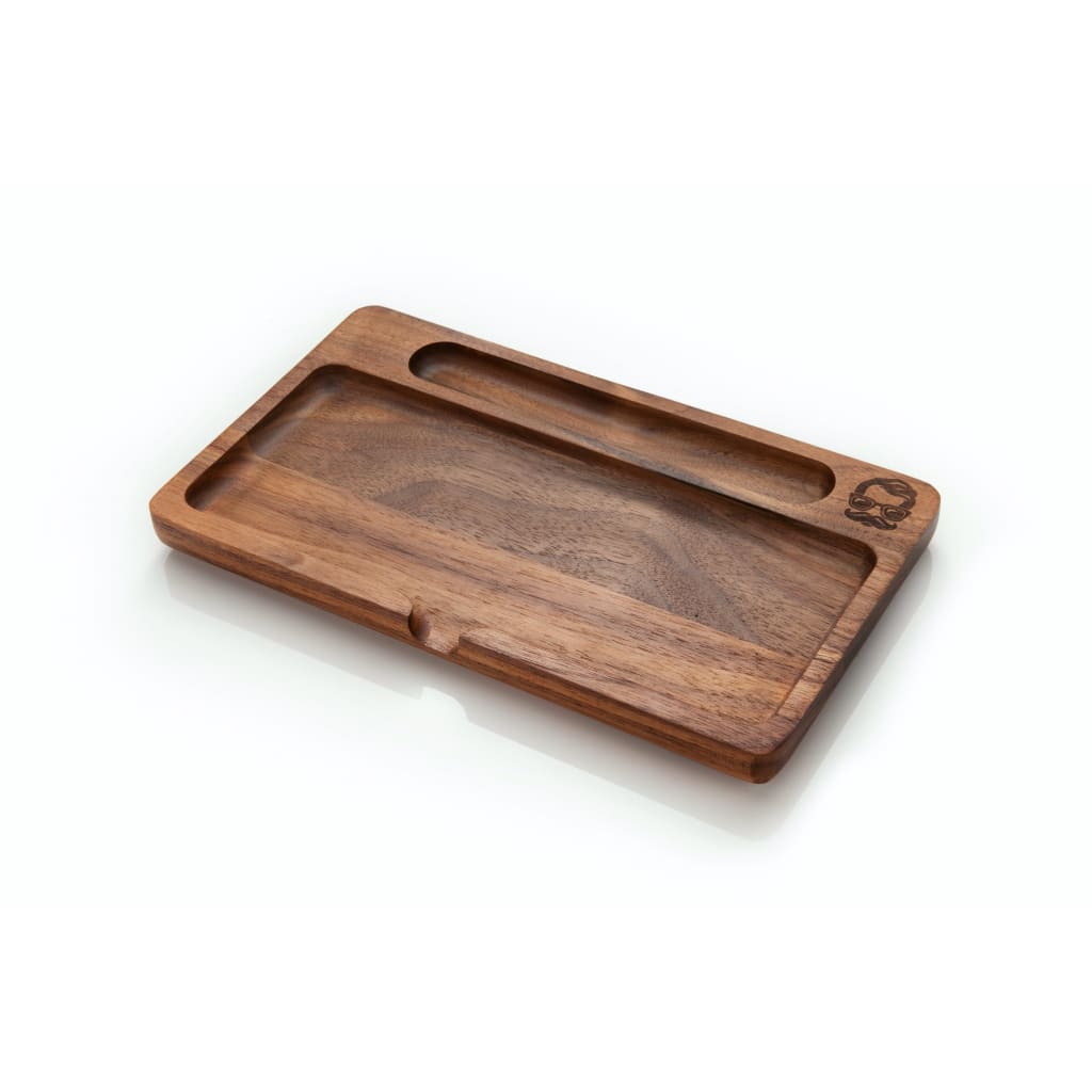 Solid Walnut Hardwood Irving Rolling Tray for Cannabis – Smokerolla®, image size:1024x1024