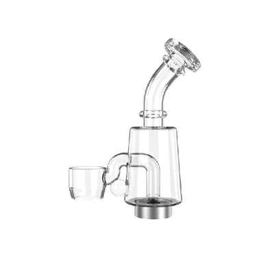 Glass Water Pipe With Curved Neck For Ispire Daab Water Chamber Replacement, Perfect Dabbing