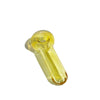 Itty Bitty Fritty Glass Pipe - Portable Yellow Smoking Accessory for Cannabis Enthusiasts