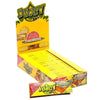 Display box of Juicy Jay’s Pineapple & Cream rolling paper pineapple 1 1/4 size pack