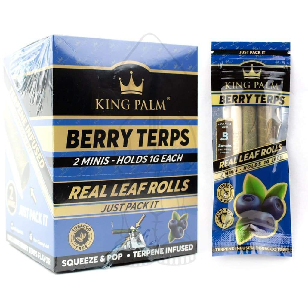 Box of King Palm Magic Blunt Wraps With Flavor Burst for the ultimate magic tastes