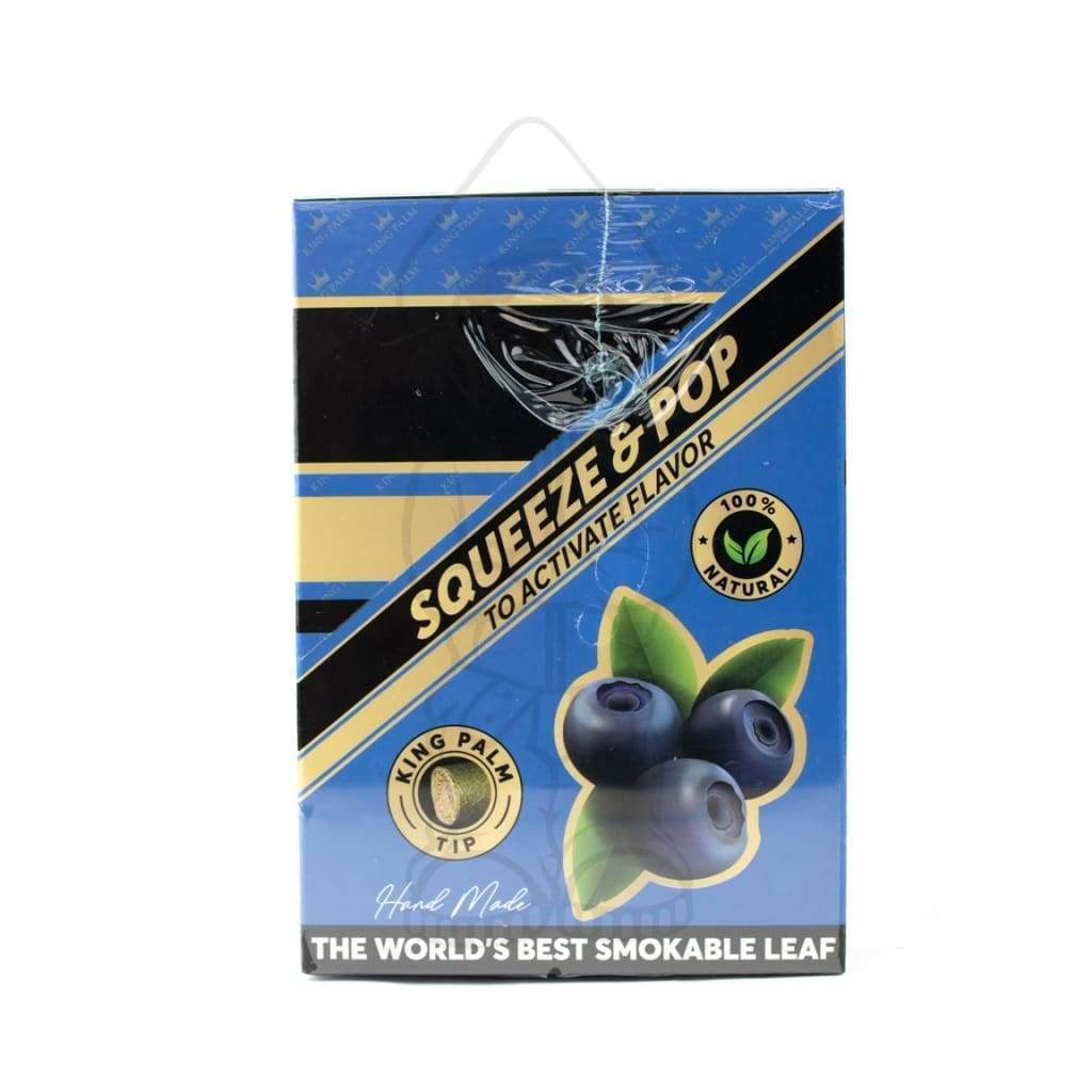 King Palm Magic Blunt Wraps with Flavor Burst in Blueberry, palm mini blunts, magic tastes