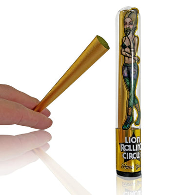 Mermaid-themed King Size Gold Hemp Pre-rolled Cones From King Size Gold Hemp Cones Collection