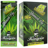 Kingpin Hemp Wraps Packaging – Premium Blunt Wraps For Connoisseurs With Cannabis Leaf Design
