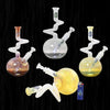 Compact kinky water pipe with dual zong kinks design in various colors and shapes