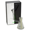 Klean Glass Bubbler With Glow In The Dark Stripe Next To Klean Bubbler Packaging