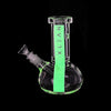 Klean Glass Heavy Duty Water Pipe With Neon Green ’klein’ Label And Signature Glow