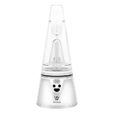 Leaf Buddi Wuukah Electronic Rig Vaporizer with Central Conduction Heating, Smiling Design