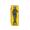 Yellow phone case with creepy clown on Lion Rolling Circus Tin Rolling Tray