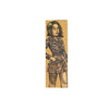 Stylized woman in ornate armor with whip - Lion Rolling Circus Unbleached Papers, Organic