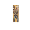 Surreal two-headed figure with tattoos in jeans promoting Lion Rolling Circus Unbleached Papers