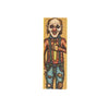 Cartoon clown with tattered clothing promoting Lion Rolling Circus Unbleached Organic Papers