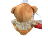 Brown teddy bear in plaid shirt, a Lit Plush Benny Cuddly Smoking Buddy perfect stoner gift