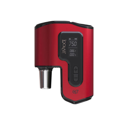 Portable electric dab nail with quartz coil and digital display for precise heating