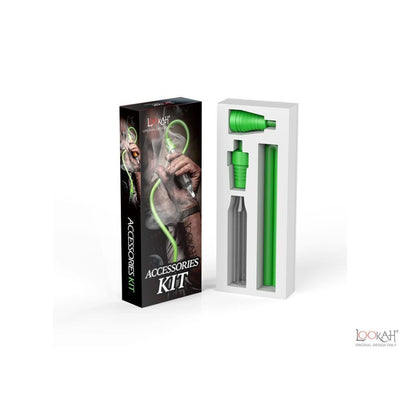 Seahorse Pro Accessories Kit for Enhanced Dab Pen Joy with Green Components and Packaging