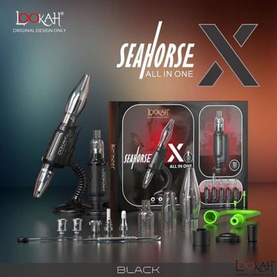 Seahorse X All in One Tattoo Machine Kit by Lookah for versatile concentrate vaporizer use