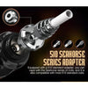 Lookah Seahorse 510 Adapter: Detailed Metallic Components for Versatile Concentrate Vaporizer