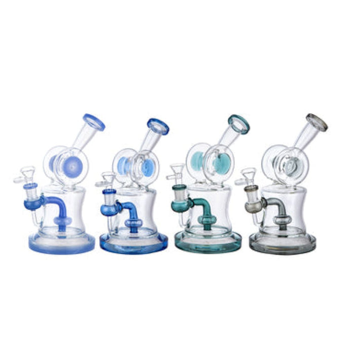 Lotus Glass Recycle Water Pipe 8 On sale