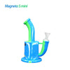 Waxmaid Magneto s Mini: Colorful Platinum Cured Silicone Water Pipe, Food Safe Certified